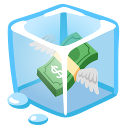 Ice and Money with wings