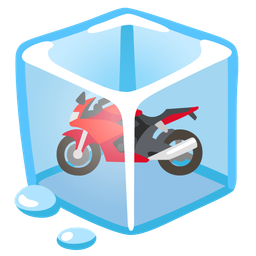 Ice and Motorcycle