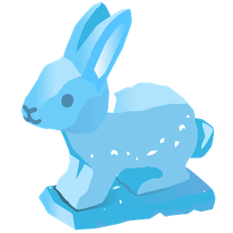 Ice and Rabbit face