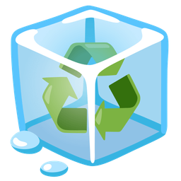 Ice and Recycling symbol