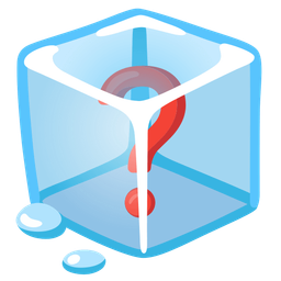 Ice and Red question mark