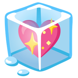 Ice and Sparkling heart