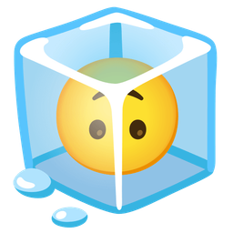 Ice and Upside-down face