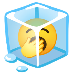 Ice and Yawning face