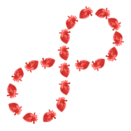 infinity and anatomical heart