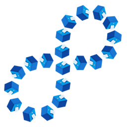 Infinity and Ballot box with ballot