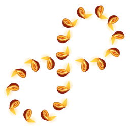 Infinity and Diya lamp