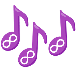 Infinity and Musical notes