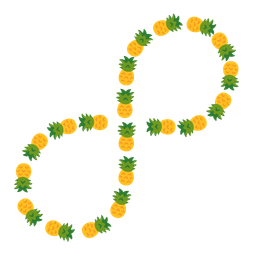 infinity and pineapple