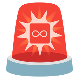 Infinity and Police car light