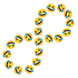 Infinity and Rolling on the floor laughing