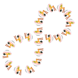 Infinity and Steaming bowl