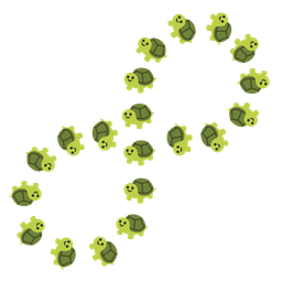 infinity and turtle