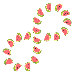 infinity and watermelon