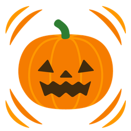 jack-o-lantern and beating heart