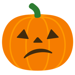 jack-o-lantern and confused face