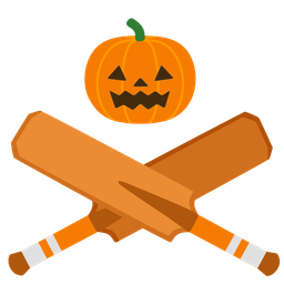 jack-o-lantern and cricket game
