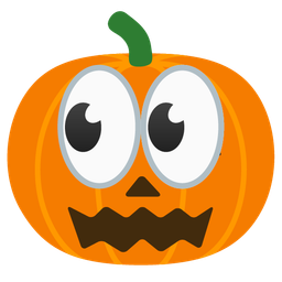 jack-o-lantern and eyes