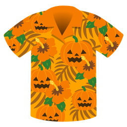 jack-o-lantern and hibiscus