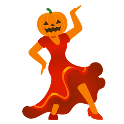 jack-o-lantern and high-heeled shoe