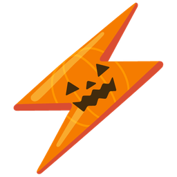jack-o-lantern and high voltage
