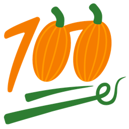 jack-o-lantern and hundred points