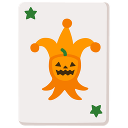 jack-o-lantern and joker