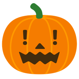 jack-o-lantern and red exclamation mark