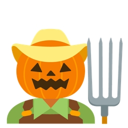 jack-o-lantern and tractor