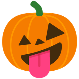 Jack-o-lantern and Zany face