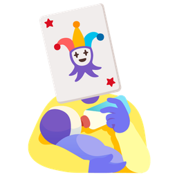 joker and baby bottle