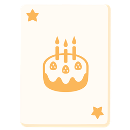 joker and birthday cake