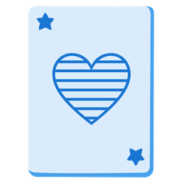 joker and blue heart