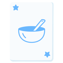 joker and bowl with spoon