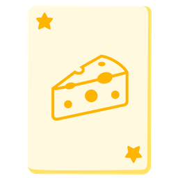 joker and cheese wedge