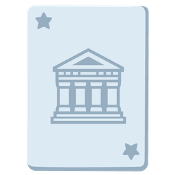 joker and classical building