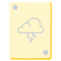 joker and cloud with lightning