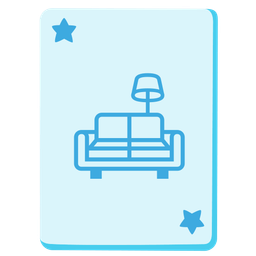 joker and couch and lamp