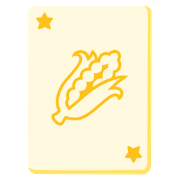 joker and ear of corn