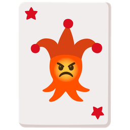 joker and enraged face