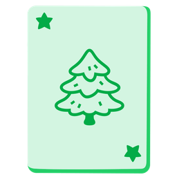 joker and evergreen tree