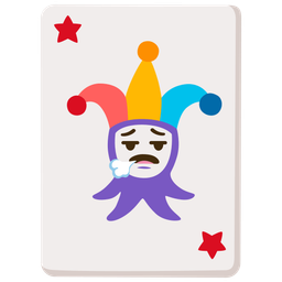 joker and face exhaling