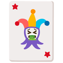 joker and face vomiting