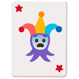 joker and fearful face