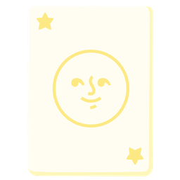 joker and full moon face