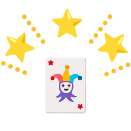 joker and glowing star