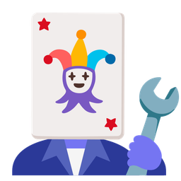 joker and hammer and wrench