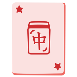 joker and mahjong red dragon