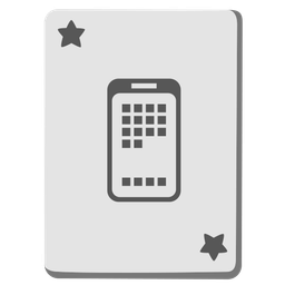 joker and mobile phone