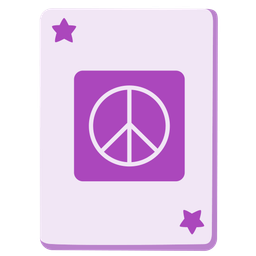 joker and peace symbol